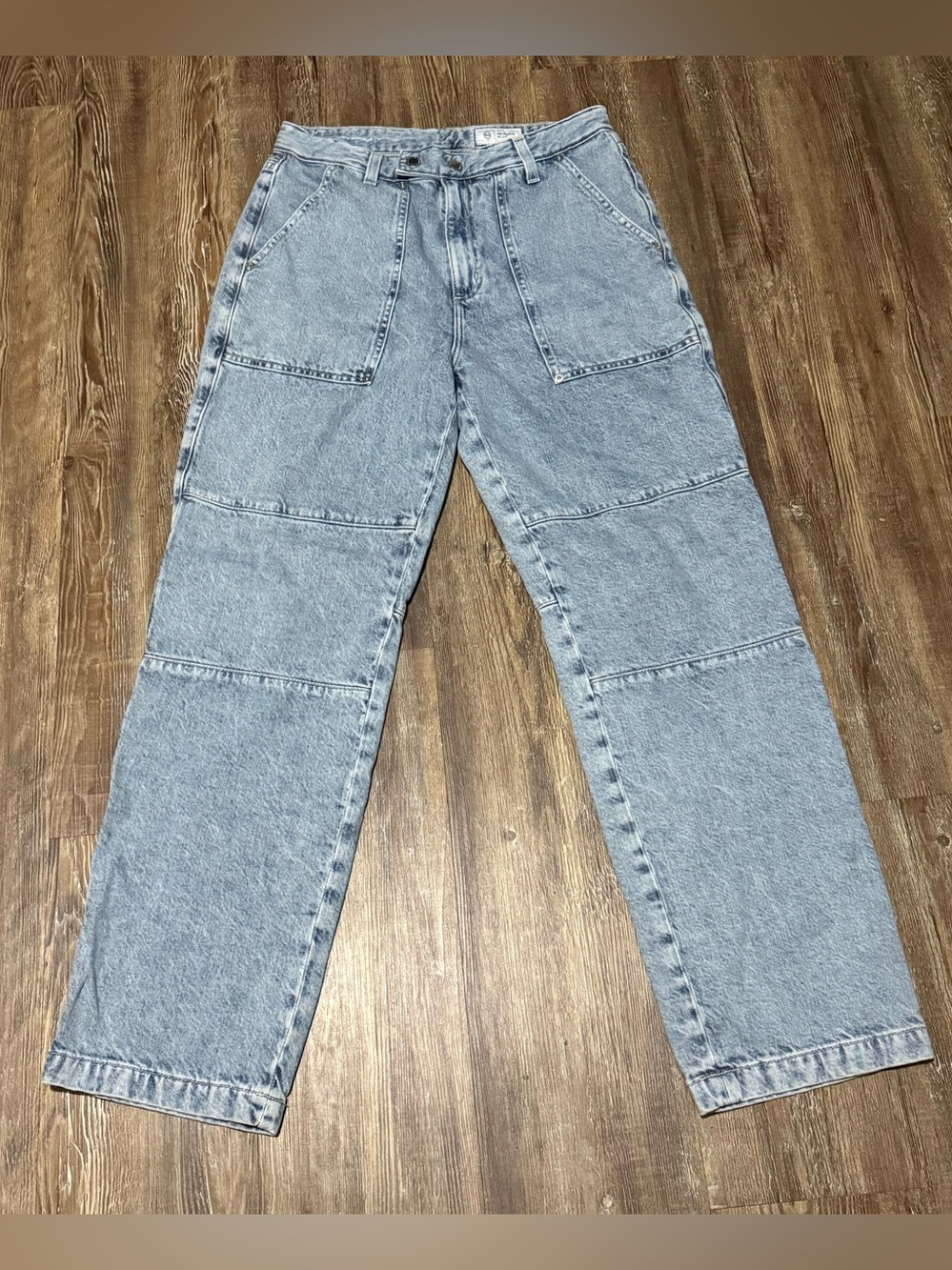 AG Adriano Goldschmied Clove Workwear Jeans Women's 28 Relaxed Vintage Straight